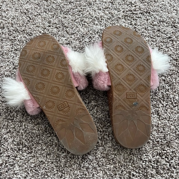 Ugg Shearling Fluffy Furry Slides Sandals Double Layer Adorable! - Picture 4 of 5